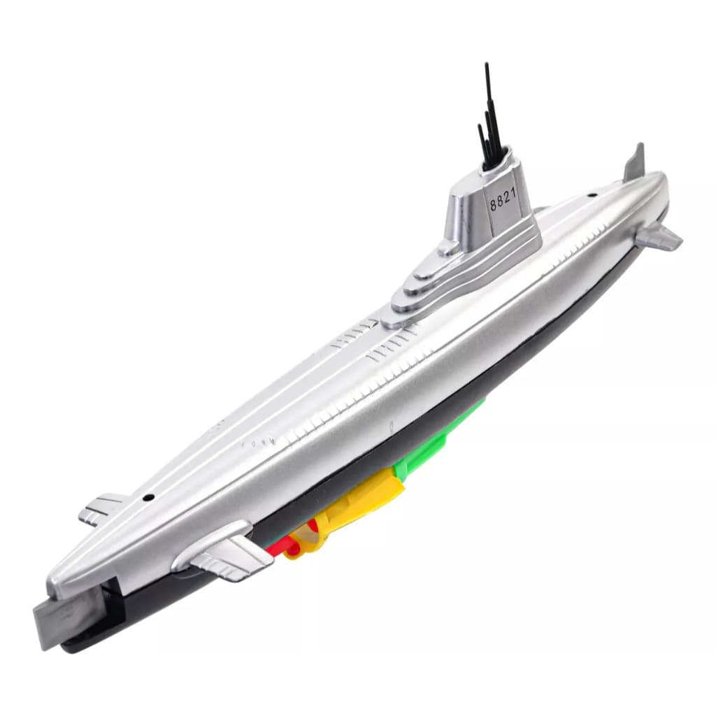 Submarino Brinquedo Infantil Realista Som Luz Pilha Veículo Aquático Marinha Aventura Menino BBR Toys 3 Anos+