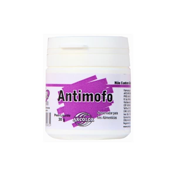 Arcolor Anti Mofo 30g Conservante para Bolos Pães Doces e Massas