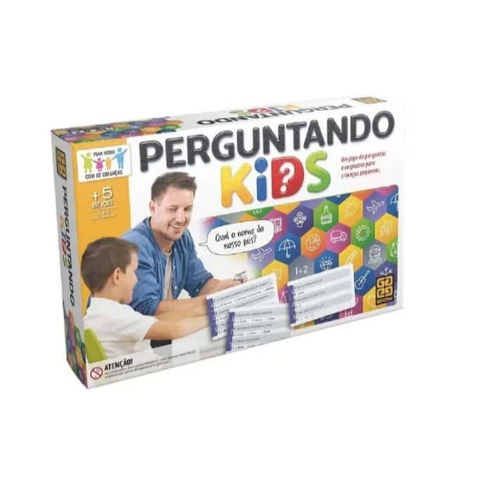 Jogo Perguntando Kids Perguntas E Respostas Original Grow
