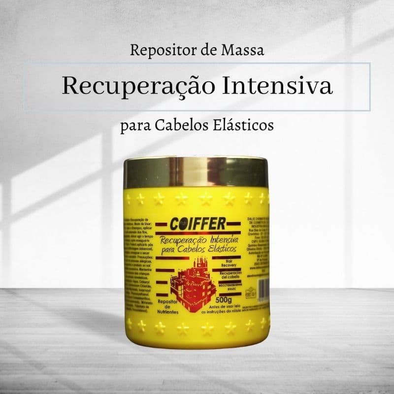 MÁSCARA DE RECUPERAÇAO TINTURAS, ALISAMENTOS, RELAXAMENTO COIFFER 500G