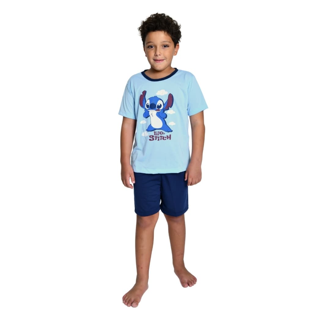 Pijama Infantil Verão Curto Menino Estampas Personagens