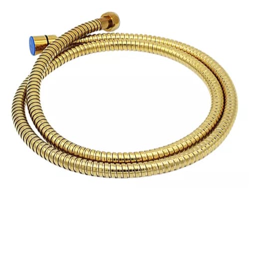 Engate Flexível Dourado 1,20cm Reposição Ducha Higiênica