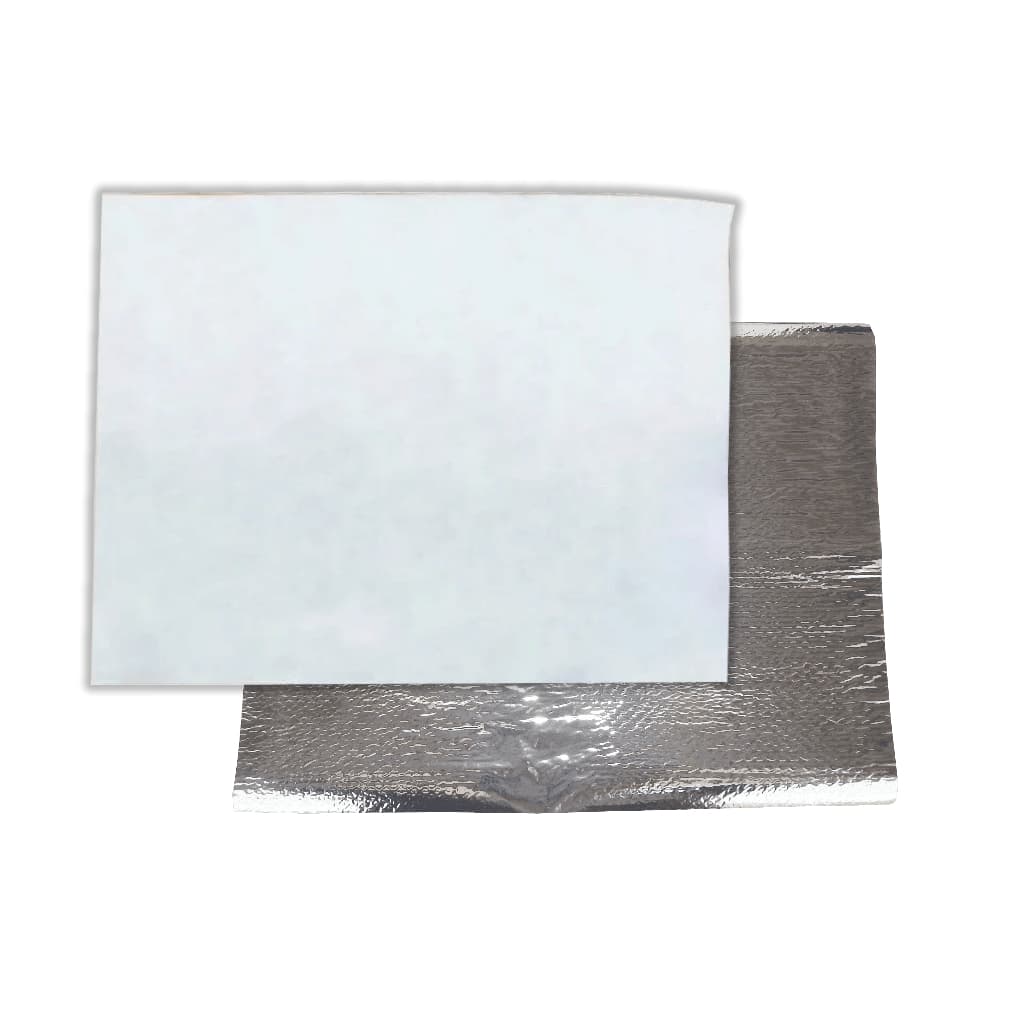 Papel Acoplado Térmico Laminado Grande (30x48) Papel Embrulho Metalizado 200 Unidades (Branco)