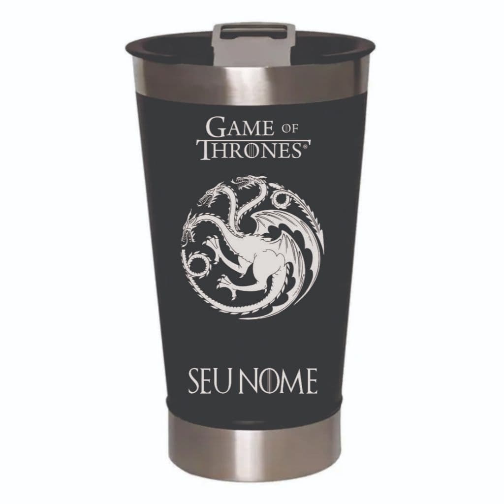 COPO TÉRMICO personalizado GAME OF THRONES com nome