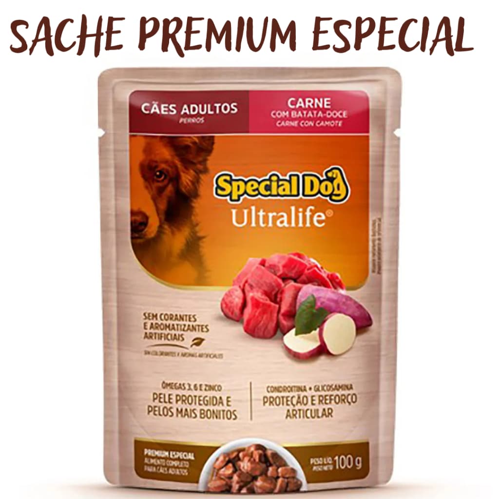 Ração Úmida Sache Special Dog Sachê Carne / Frango