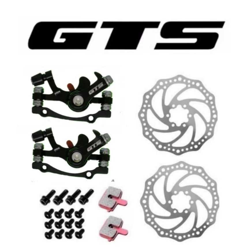 Freio a disco DIANTEIRO ou TRASEIRO para bicicleta bike GTS PASTILHA QUADRADA!