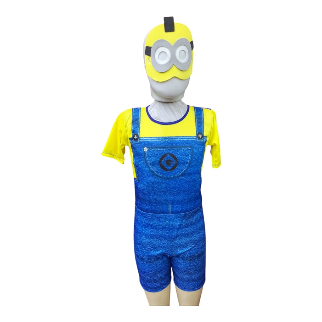 Fantasia Infantil Minions com máscara