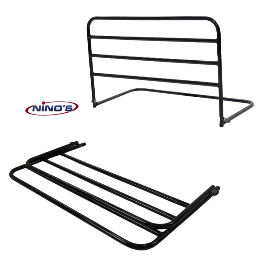 Mini Grade Para Cama Simples -100% Aço - 68x41 Preta Ninos