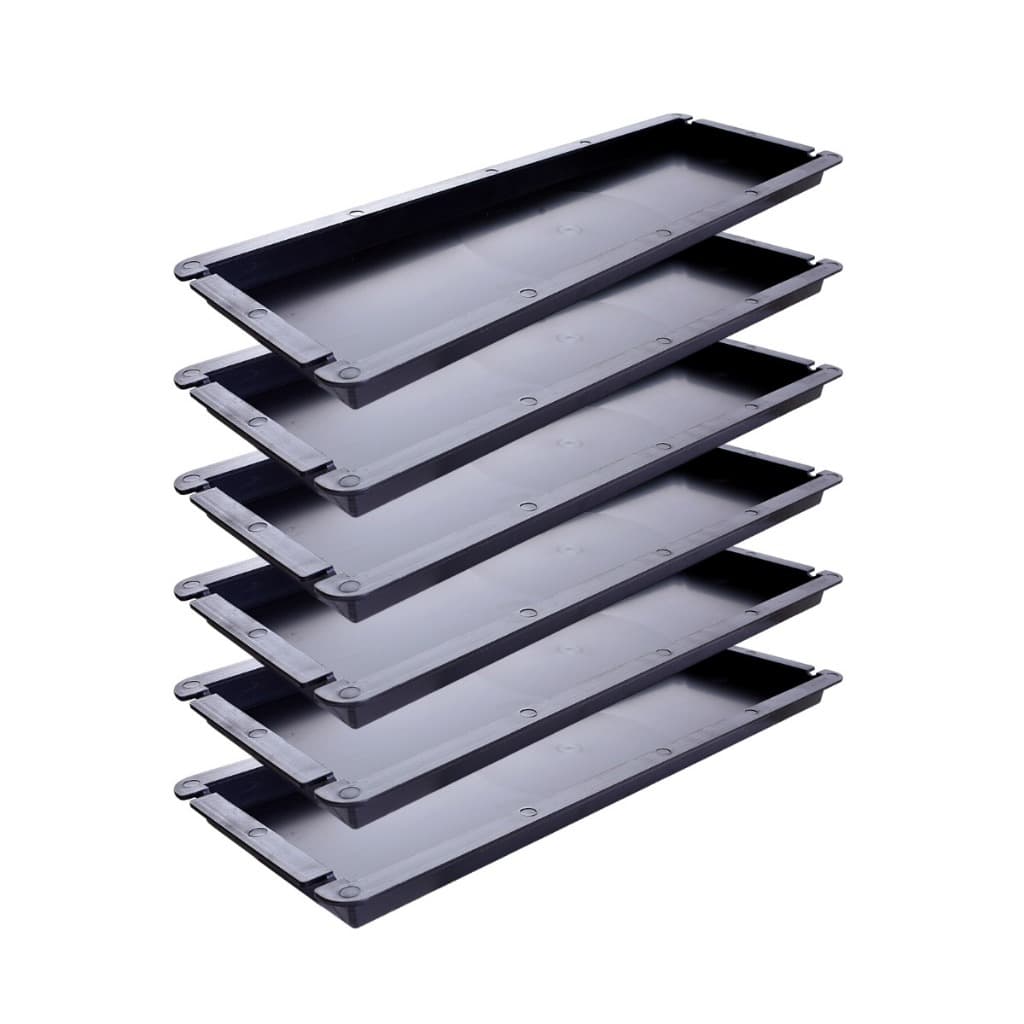 Kit 6 Pingadeira De Muro Reta Forma Para Fabricação 60x19x3