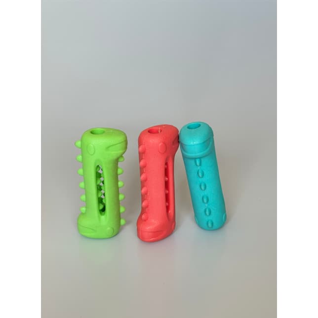 Brinquedo Pet 3x1 Mordedor Massageador Gengiva Removedor Tártaros Para Cachorro Cão Pets
