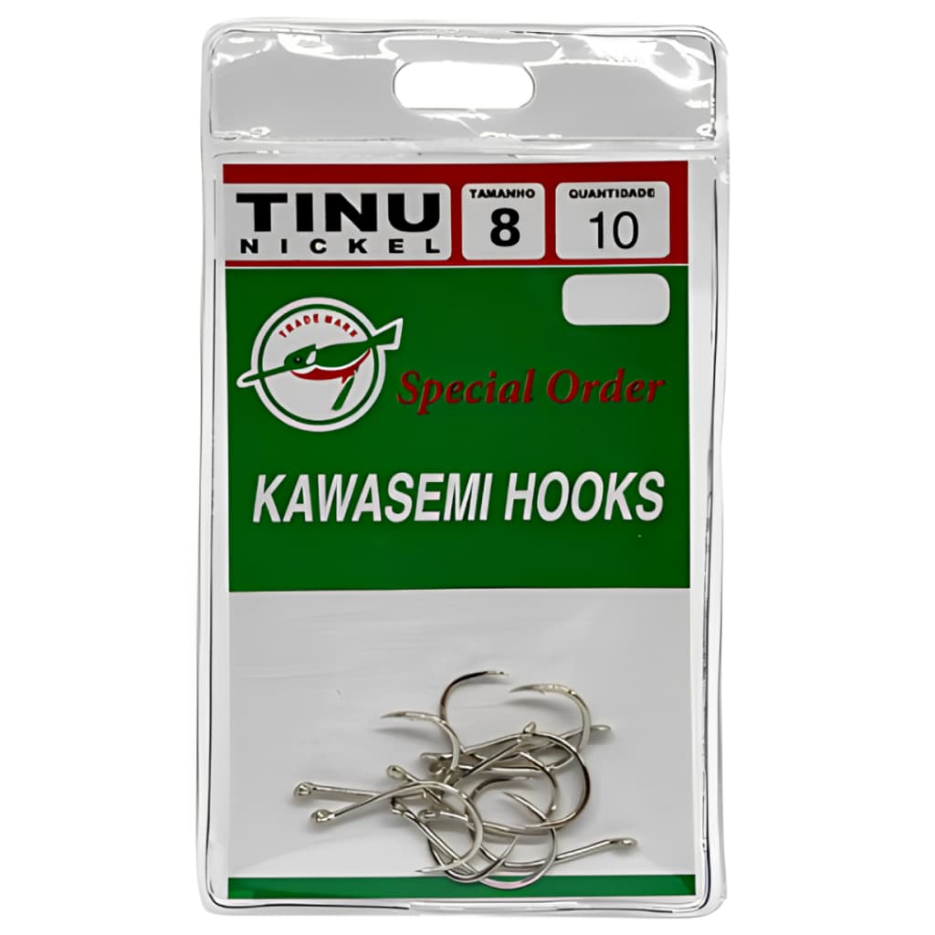 Anzol De Pesca Kawasemi Tinu Nickel - Tamanho 8 - 10 UN