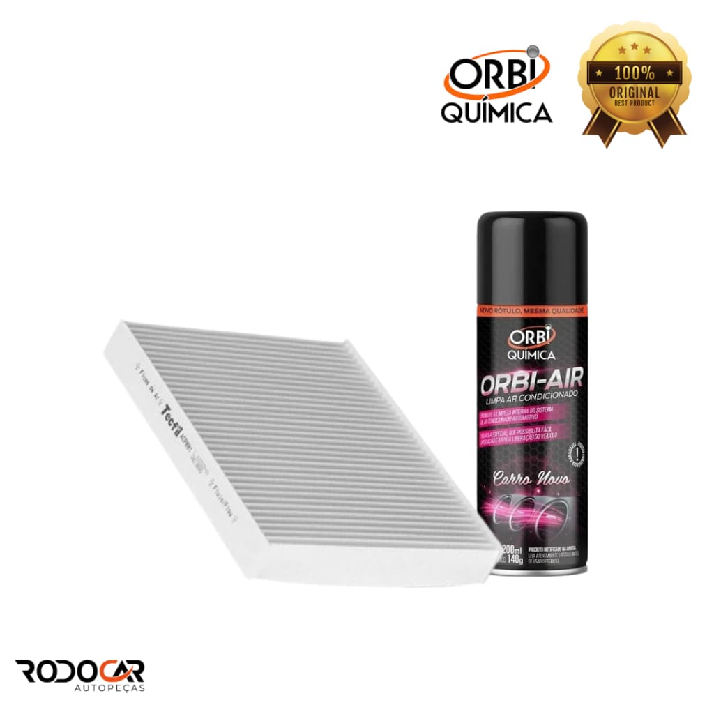 Kit Filtro de Ar Condicionado + Higienizador | Corolla e Corolla Cross 2.0 16V