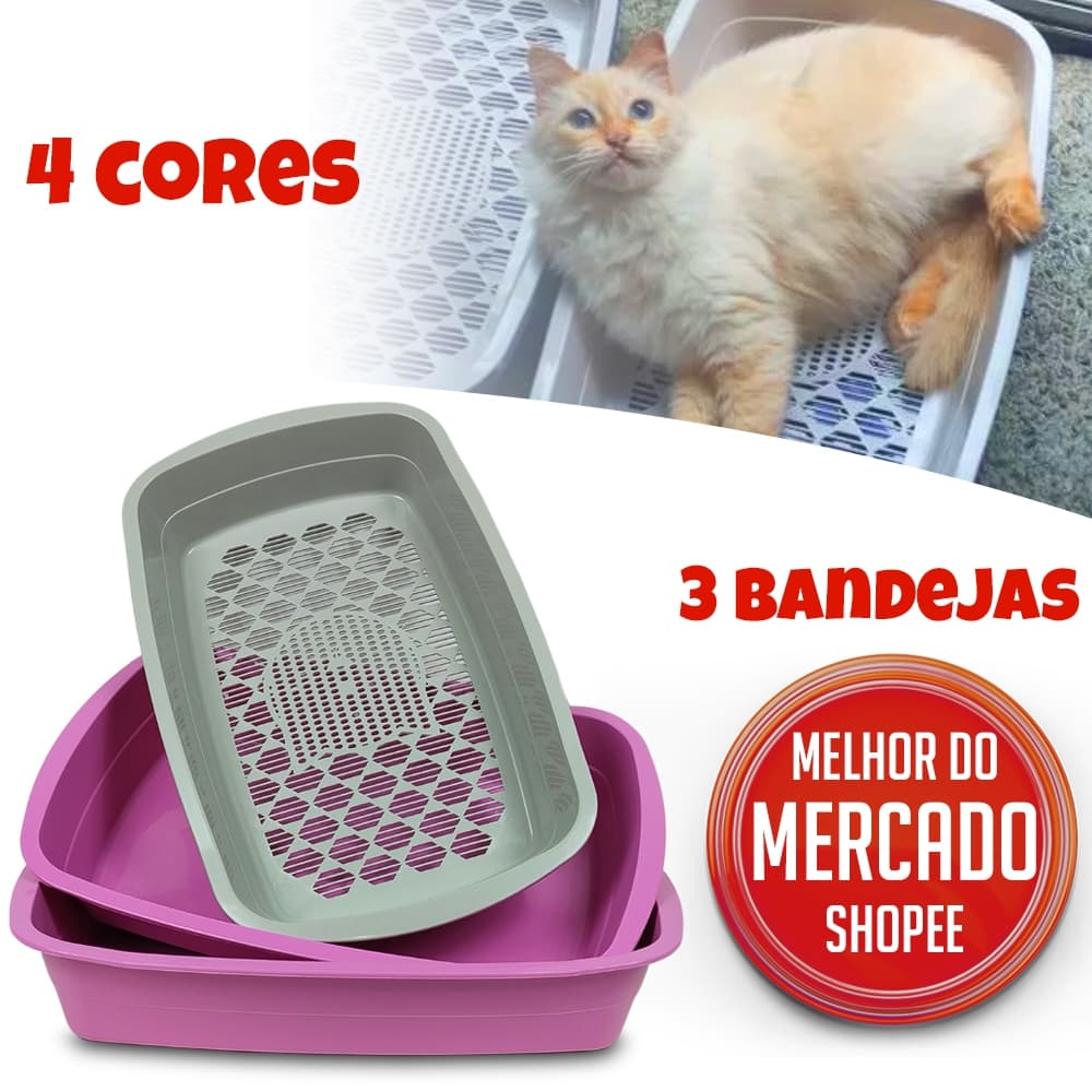 Caixa de Areia para Gato Caixa de Areia Grande Banheiro para Gato Furba Gatos para Gatos