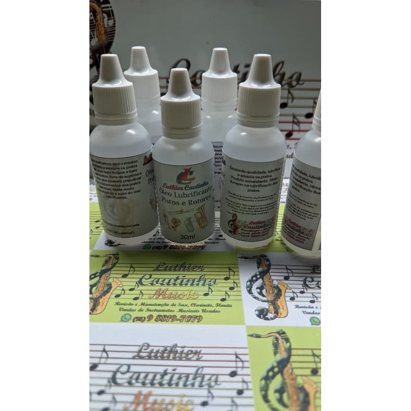 Óleo Lubrificante para Pistos, Rotores, Saxofone  30ml