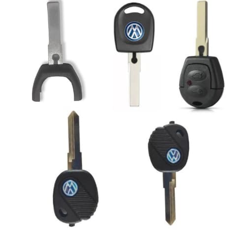 Chave Telecomando Volkswagen Com Lâmina.