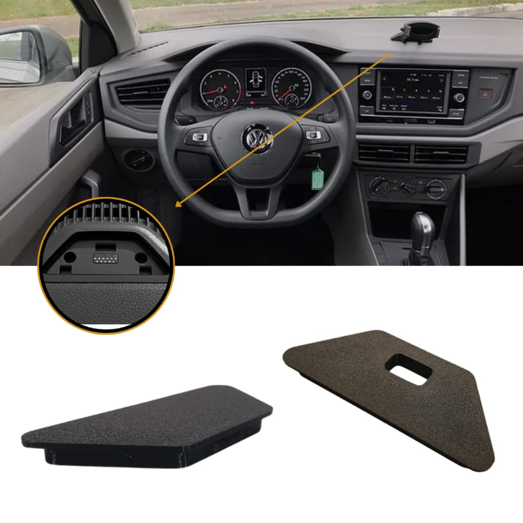 Tampa para Painel Do Polo Virtus Nivus Up! Vw Com Usb