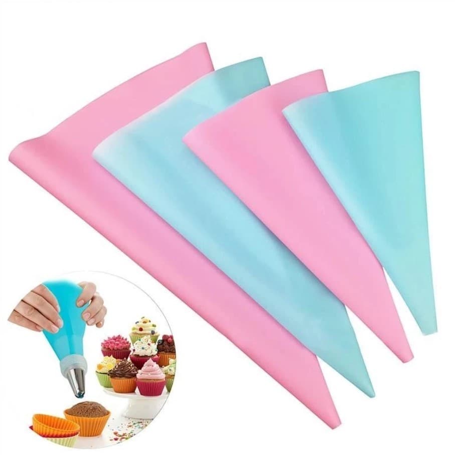 Saco de Confeitar de Silicone Reutilizável Culinário Artigo de Confeitaria