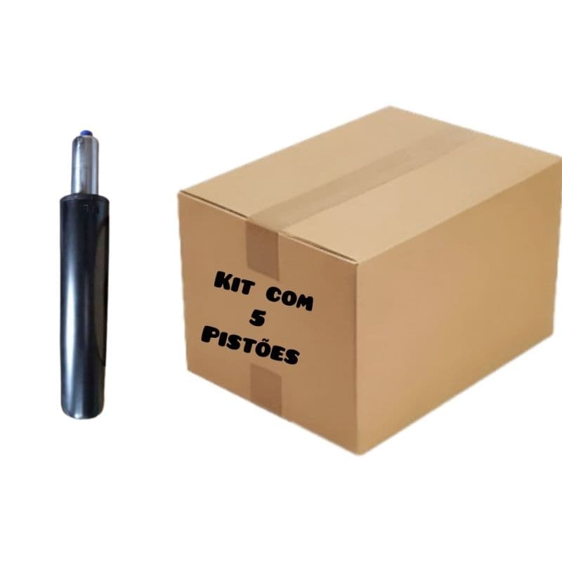 Kit 5x Pistão a Gás para Cadeira – Resistência e Suavidade no Ajuste