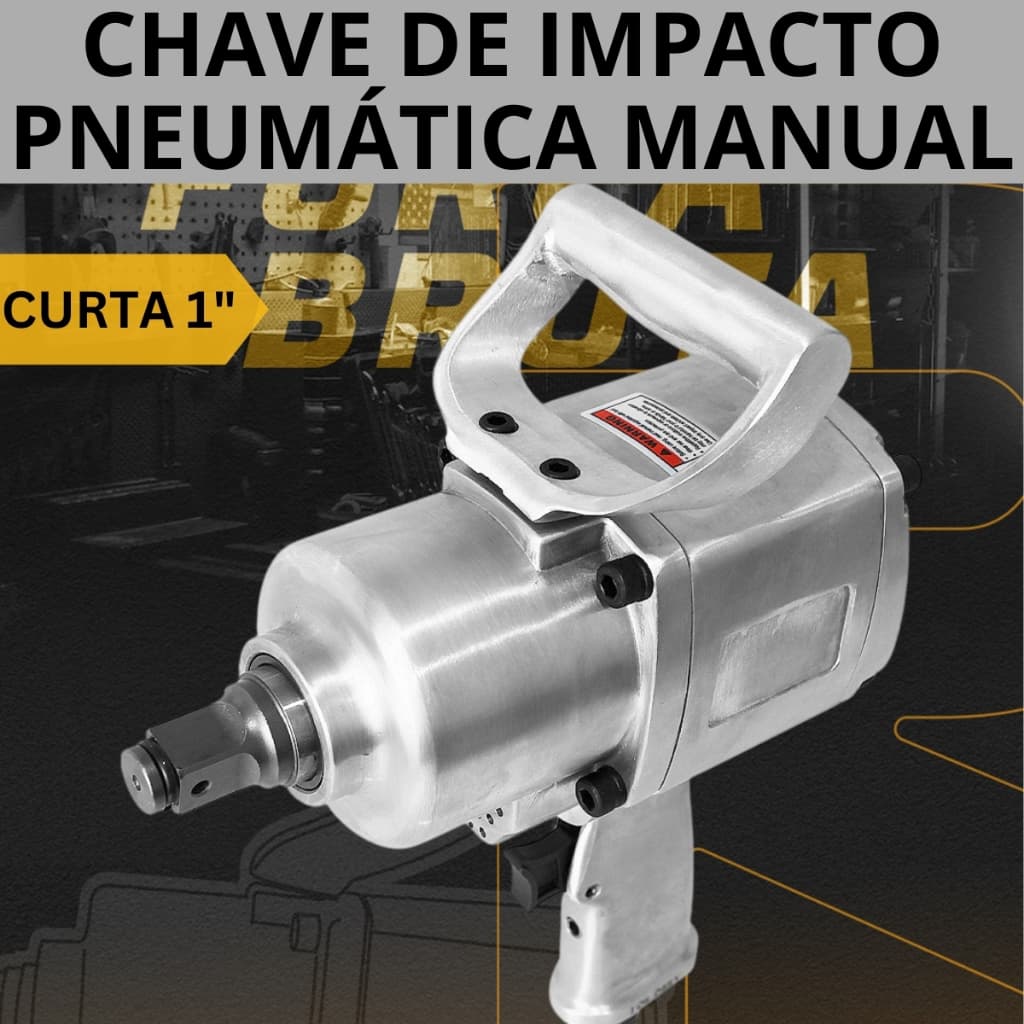 Chave De Impacto 1" Manual Pneumatica 4300 RPM - Rotta