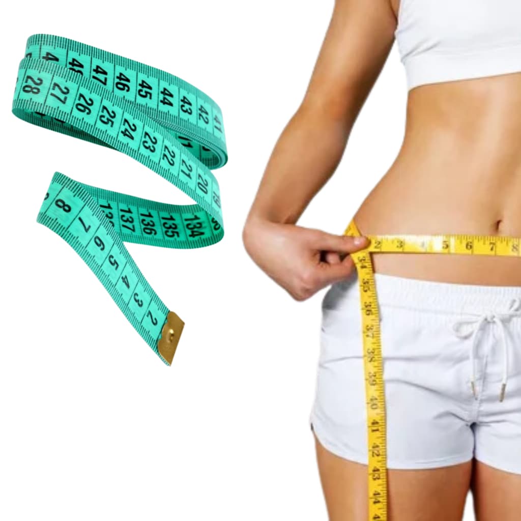 Fita Métrica Trena 150cm 1,5m Medida Corporal Academia Medida Nutricionista Abdome