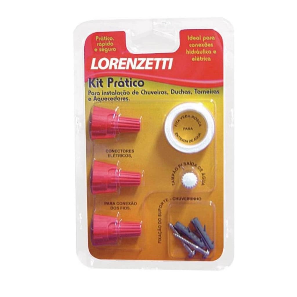 Kit Prático Para Instalação De Chuveiros Lorenzetti