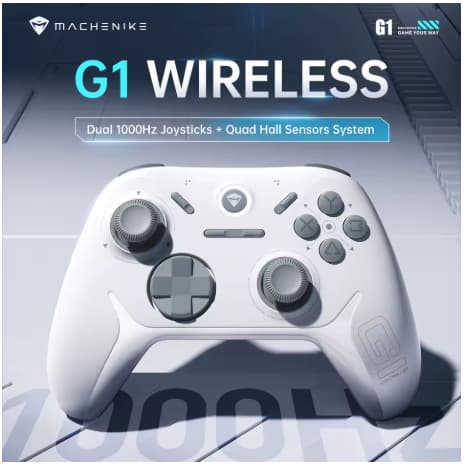 MACHENIKE G1 Controle gamepad sem fio, Hall Efeito Gatilho, Joystick para Nintendo Switch, PC, iOS, Android, 1K