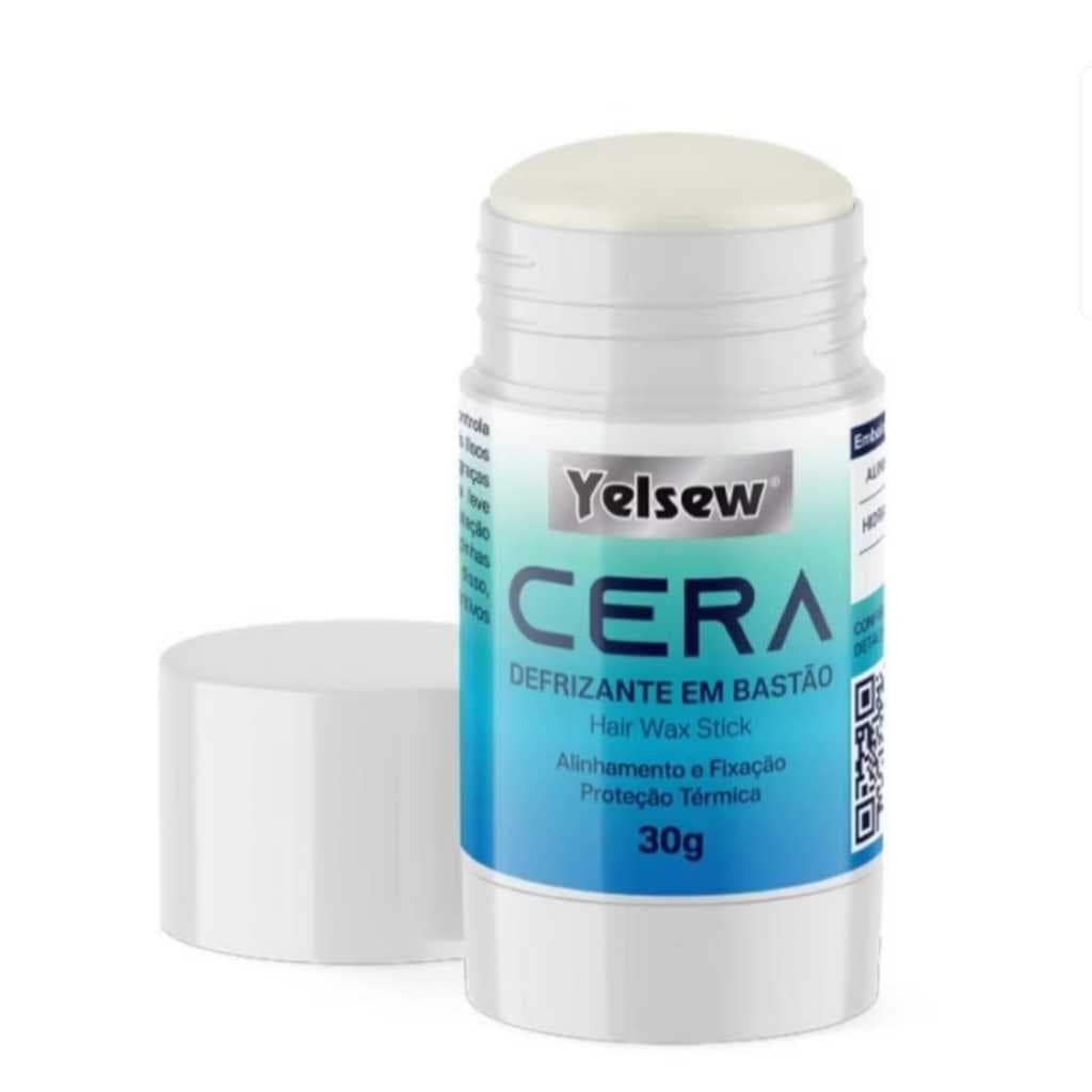 Yelsew Cera Defrizante Bastão 30g Disciplina Sem Frizz de Alta Qualidade Cera Dezfrizante Masculino