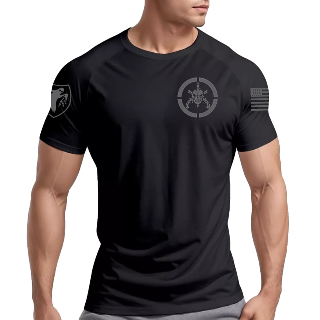 Camiseta Dry Fit Original Muscle Fit Militar Masculina Bope Fantasma
