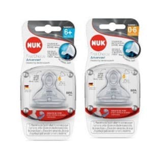 Bico First Choice Advanced Líquido Média Consistência 0m+/ 6+ Meses Nuk