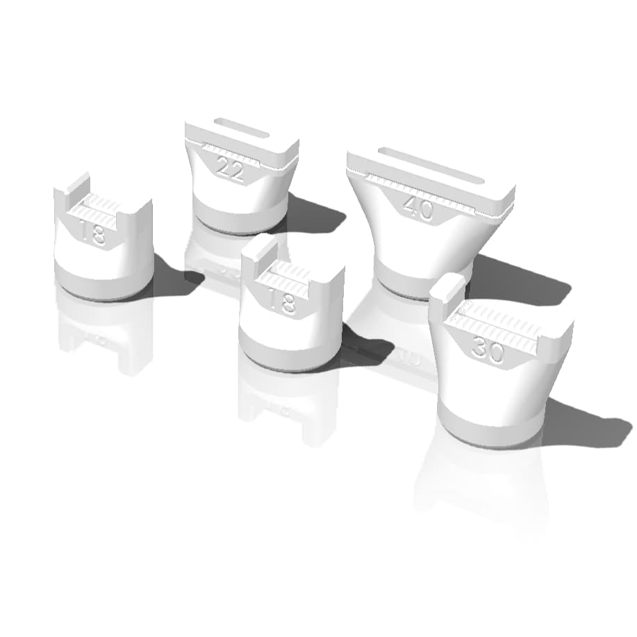 Kit 3 Bicos Aplicador de Cola MDF + 2 Bico Aplicador Cola Fita de Borda