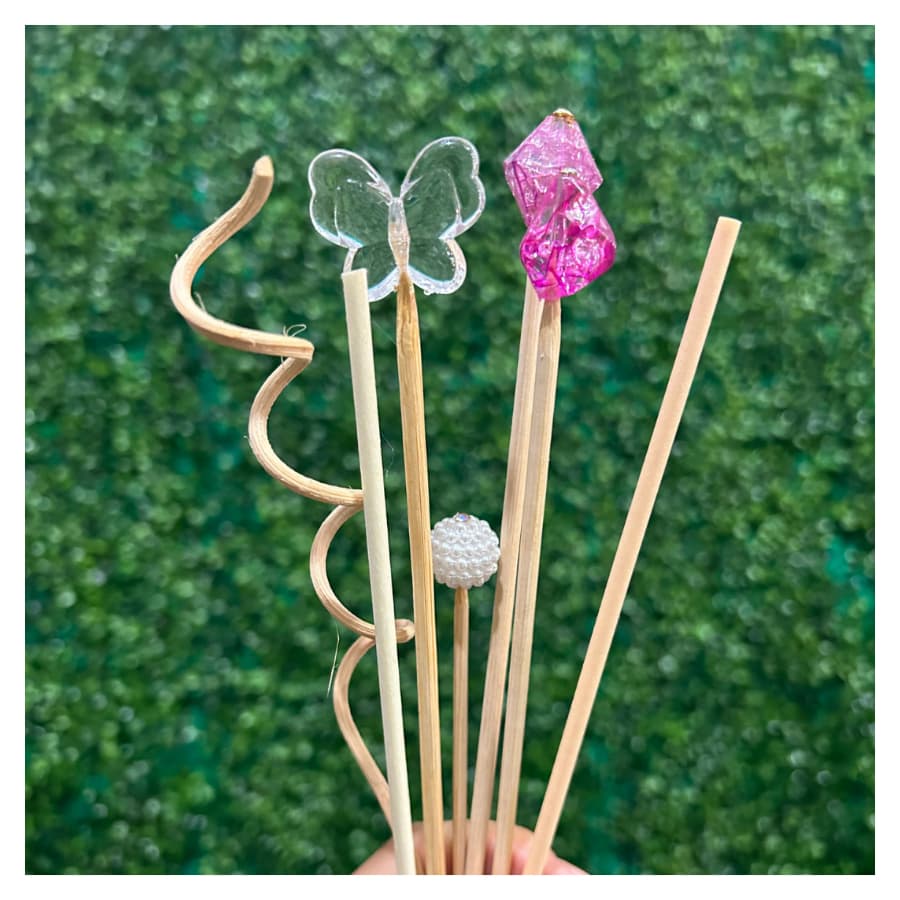 Kit Varetas Decoradas Para Aromatizador Palitos Para Difusores de Aromas