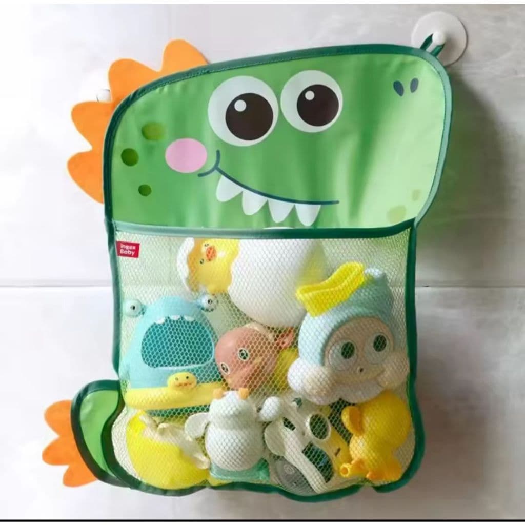 Organizador de brinquedos de banho, rede porta brinquedo