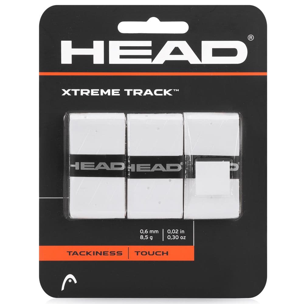 Overgrip Head Xtreme Track Cores Cartela 3un - Over Grip Para Raquetes de Tênis, Beach Tennis, Padel