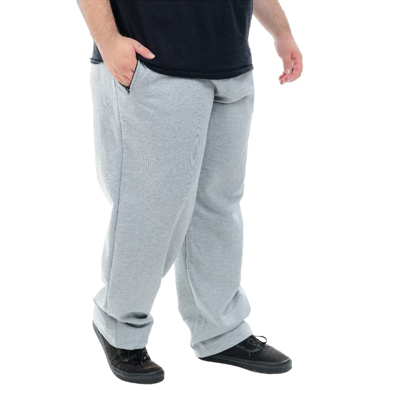 CALÇA DE MOLETOM PLUS SIZE VESTE ATE G6 MESCLA INVERNO DYANJO