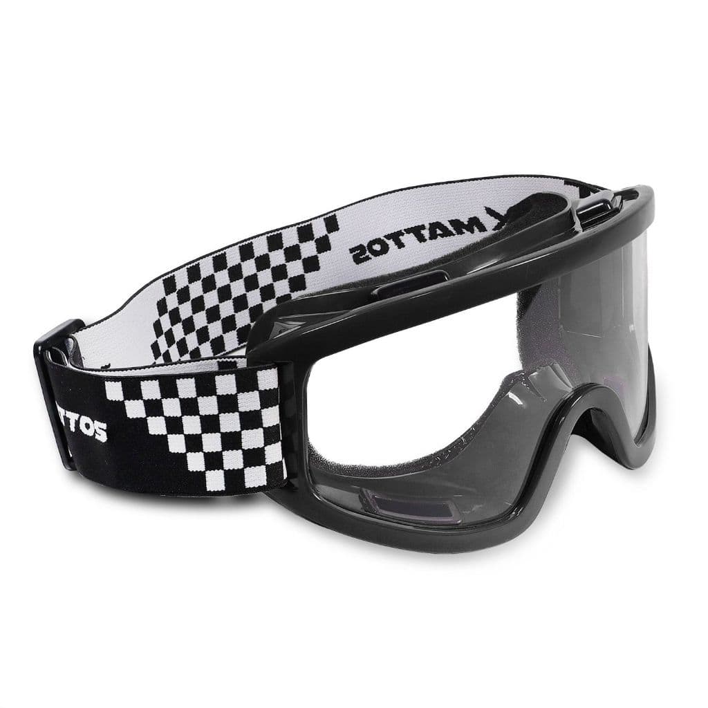 Óculos Motocross Mattos Racing Mx Trilha Moto - Lente Clean Incolor
