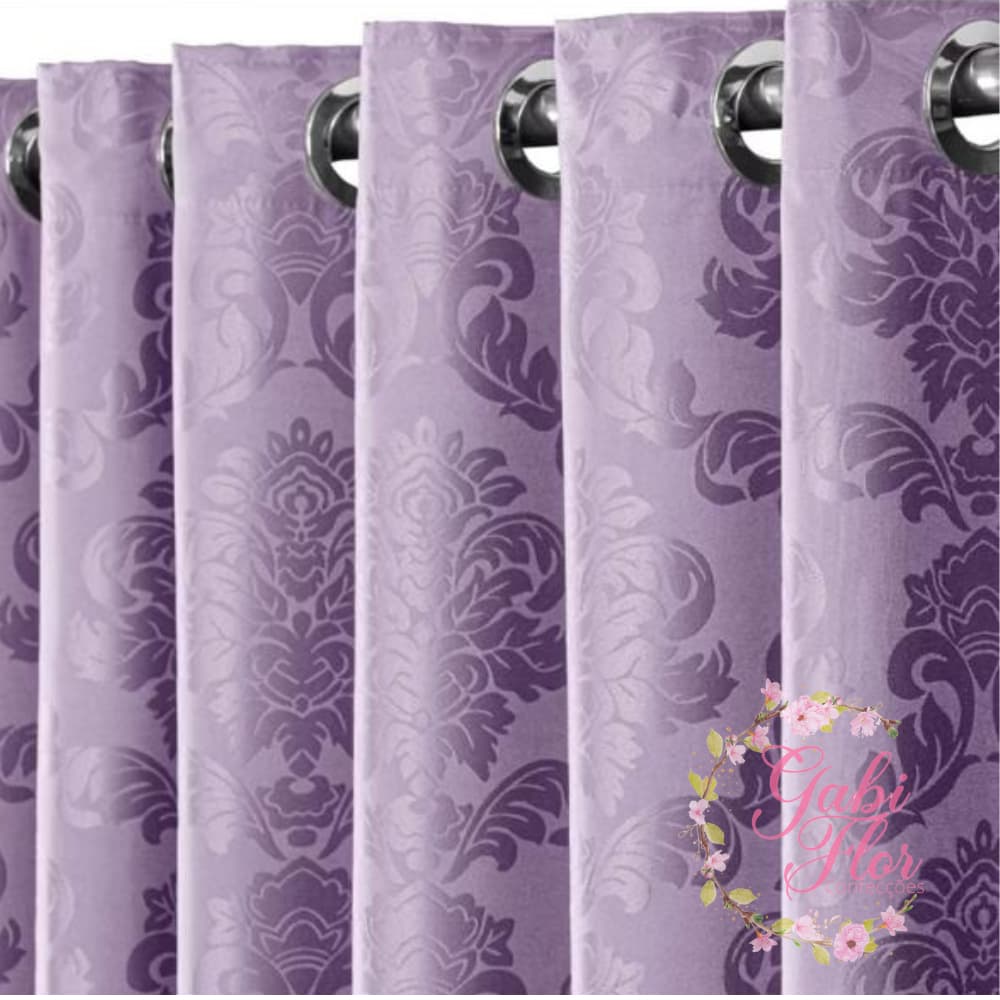 Cortina De Tecido Jacquard 2,80 x 1,70 mts Casa Luxo Varias Cores Para Seu Ambiente