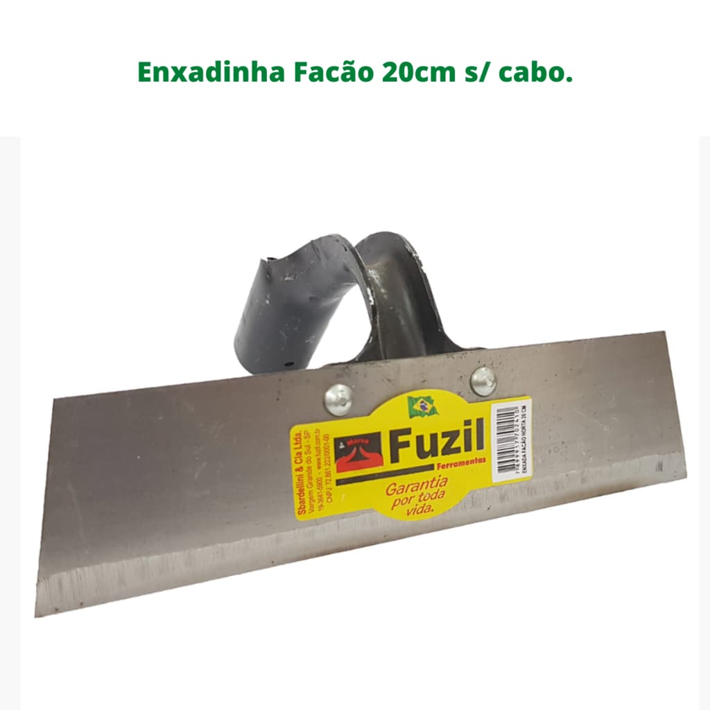 Enxada Facao Horta 20 Cm SEM CABO