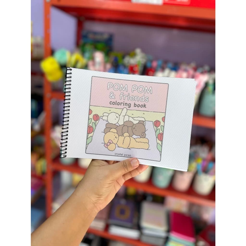 Livro de colorir Pom Pom & Friends - Gramatura 180g
