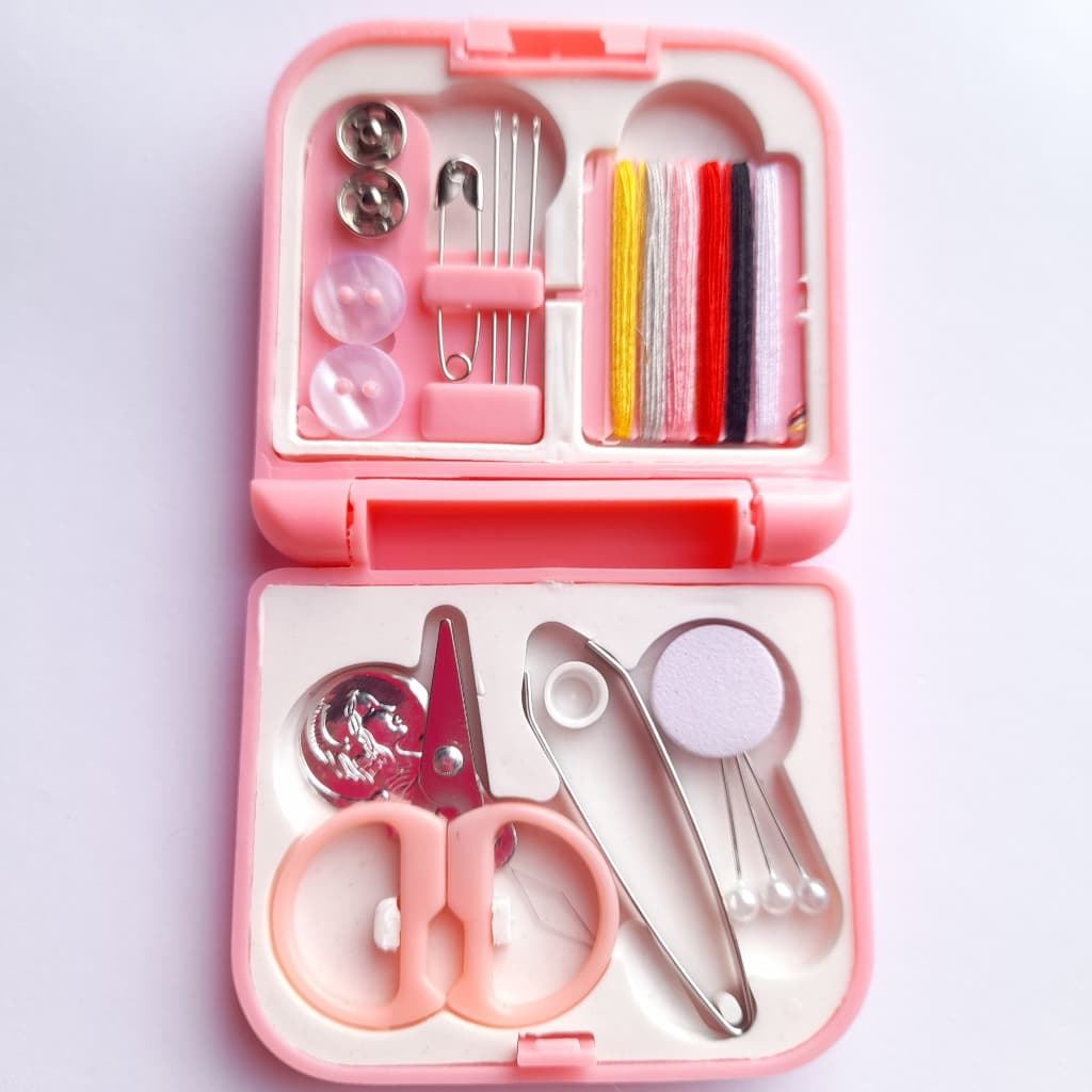 Mini Kit Costura De Bolso Para Viagem/emergência