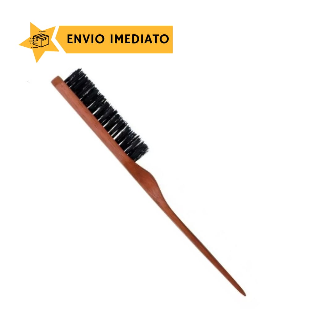 Escova Acabamento Vertix Finalizar Penteado Cerdas Naturais