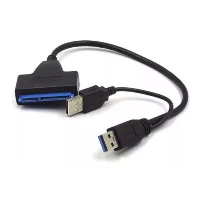 Cabo Sata P/ 2 Usb 3.0 Macho 40cm preto