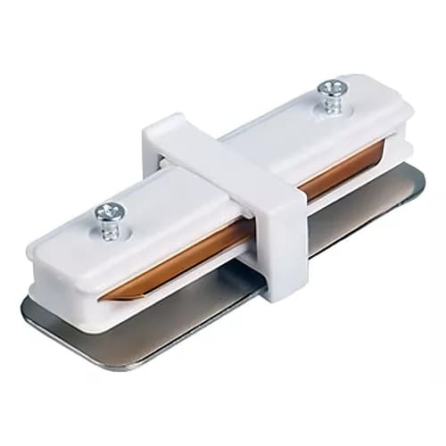 Emenda Para Trilho Eletrificado Reta Branco Simples