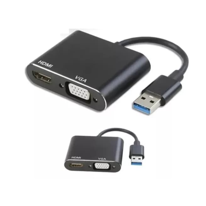 Lumi Usb 3.0 Para Hdmi/vga Conversor Adaptador Hd 1080p Computado