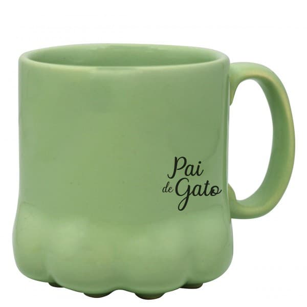 Caneca Pet Pai de Gato Xícara Pata Pet 400ML