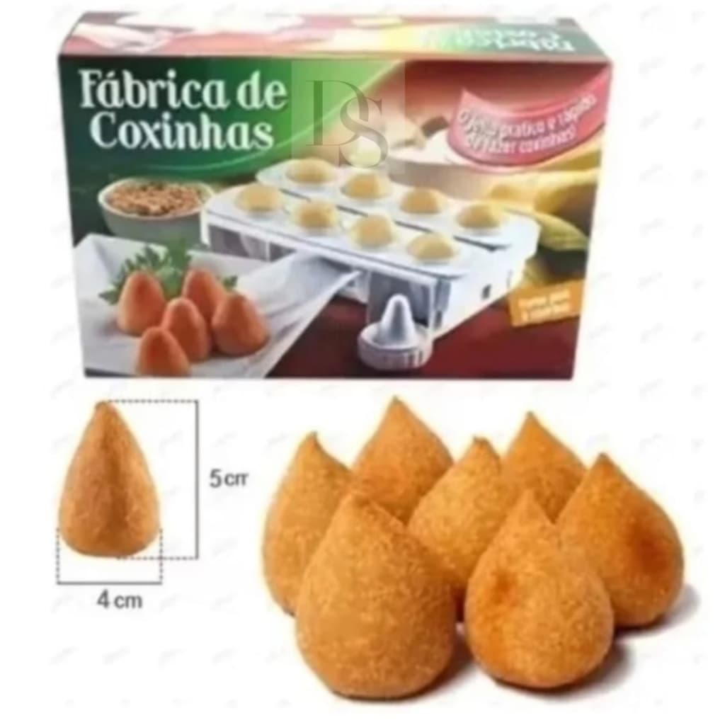 Formas Fábrica Coxinhas Salgado Modelador Faz 8 Coxinhas Prático