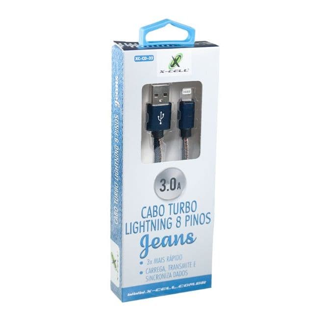 Cabo de carregador  turbo lightning para IOS 3.0a