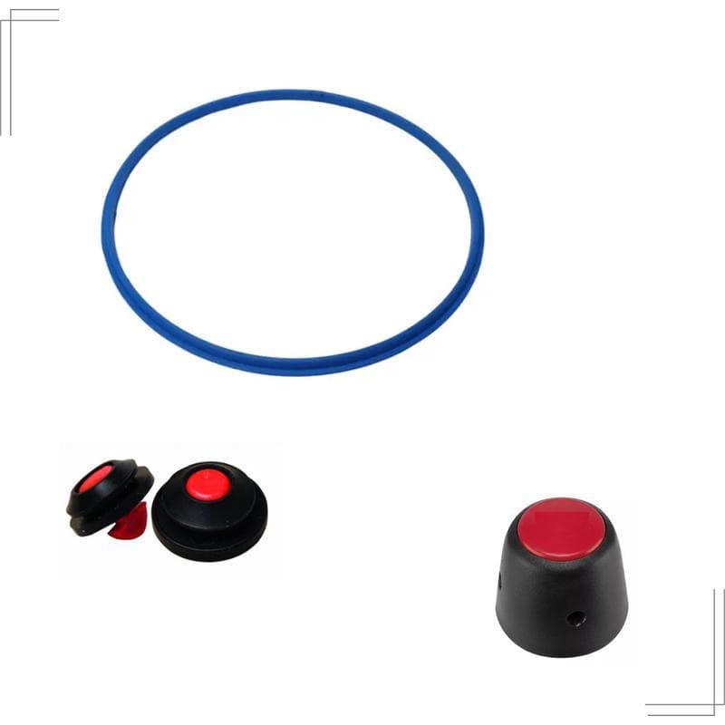 Kit Reparo Panela Pressão FULGOR 10 LITROS Borracha  Peso Valvula 3 PEÇAS FECHO INTERNO