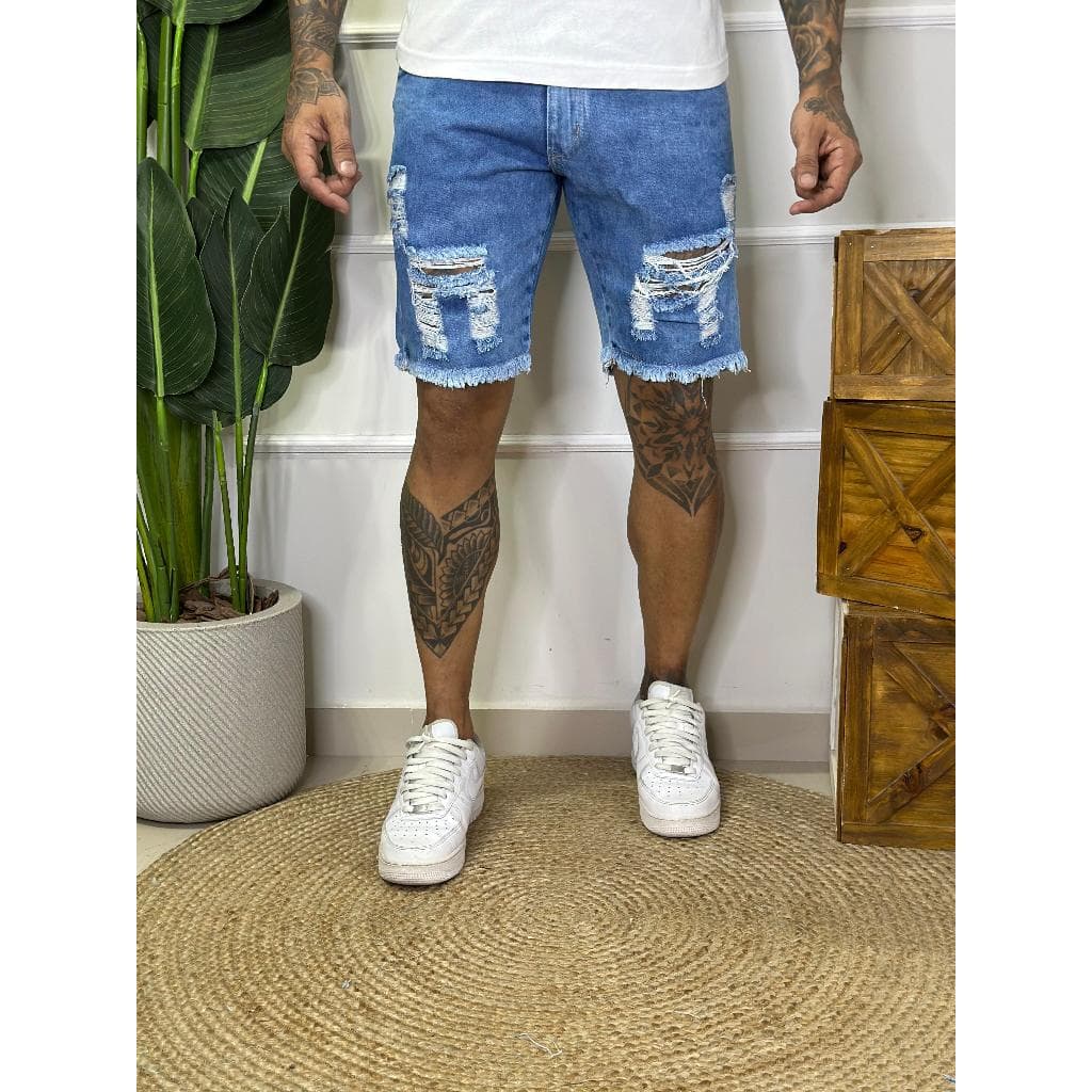 Shorts Bermuda Masculina Jeans 100% Premium Curta