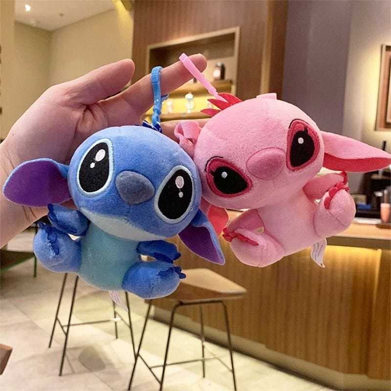 Chaveiro De Pelúcia 12cm Lilo Stitch. Lindo brinquedo de  presente para Crianças e adultos