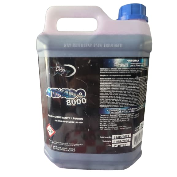 Limpa Baú Intercap Ativado Roxo Concentrado 1:10 5 Litros - OrtemaxProdutos